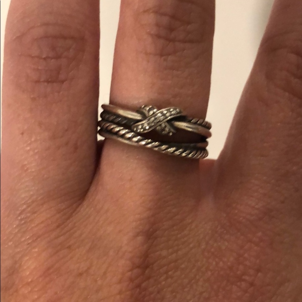 Authentic David Yurman X ring